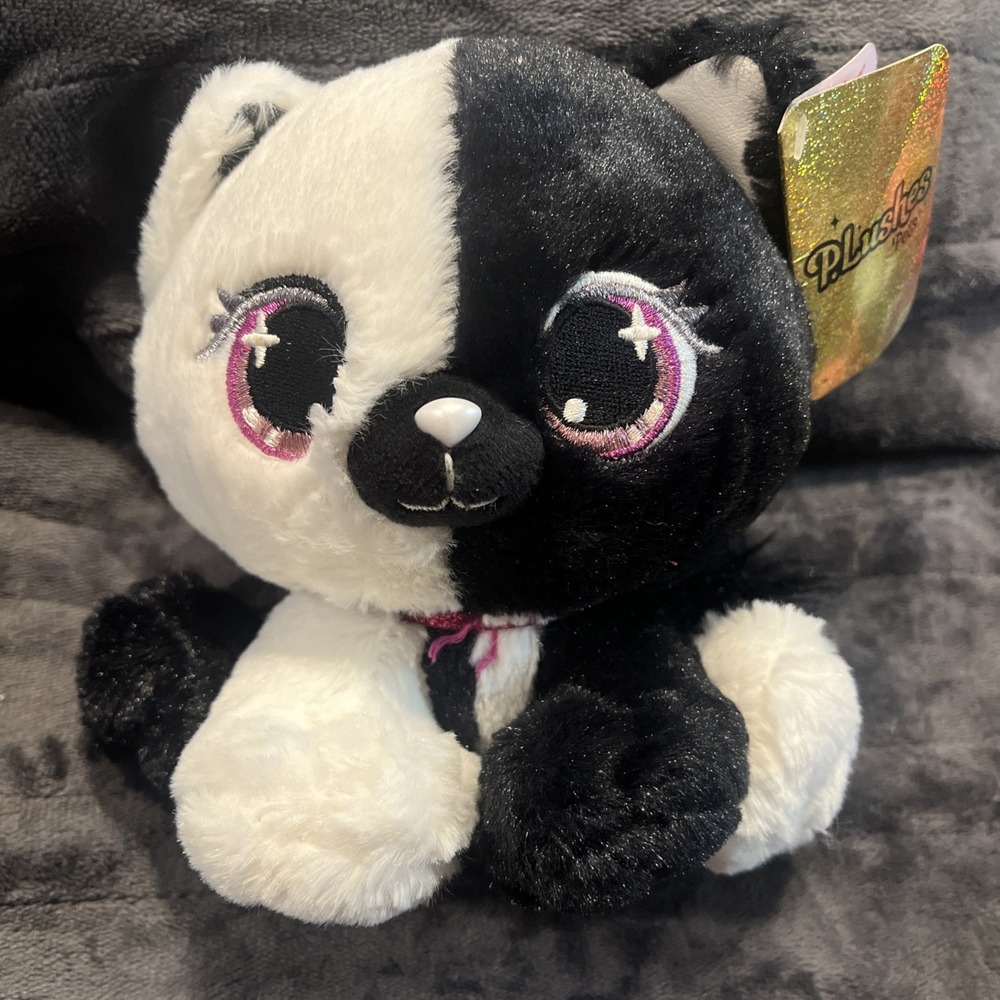 Gund Black & White P.Lushes Designer Fashion Pets Lady Luna Cat NWT